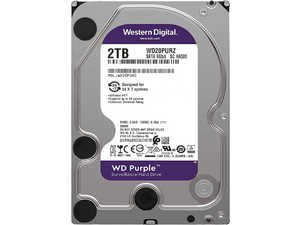 هارد دیسک اینترنال وسترن دیجیتال بنفش مدل Western Digital Purple 2TB با ظرفیت ۲ ترابایت